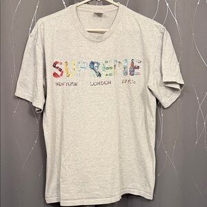 Supreme Multicolor Logo Tee